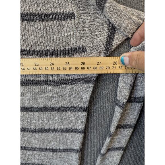 Free People Sweater Womens XS Oversized Tunic Pullover Striped Casual Minimalist - Picture 8 of 11